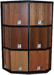 hardwood flooring display rack - homefloorguide.com